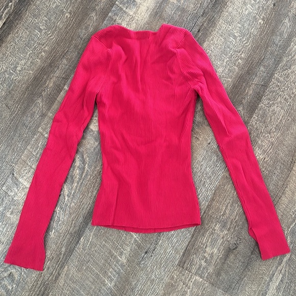 Magenta Lush Long Sleeve Top - Picture 6 of 7